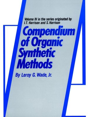 cover image of Compendium of Organic Synthetic Methods